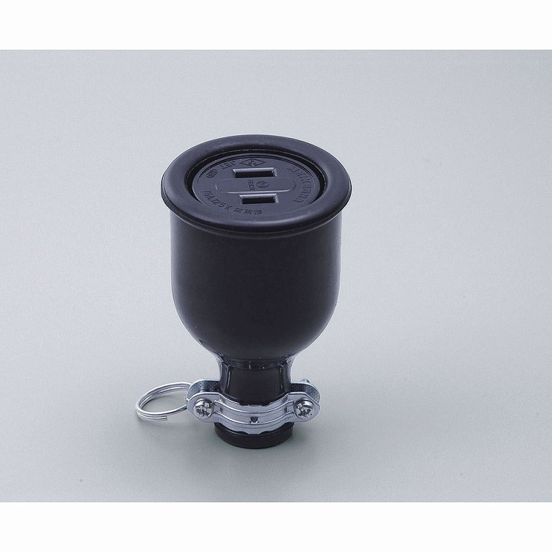 朝日電器（ELPA）　防水ゴムボディ 15A 125V　【品番：AG-12BH】