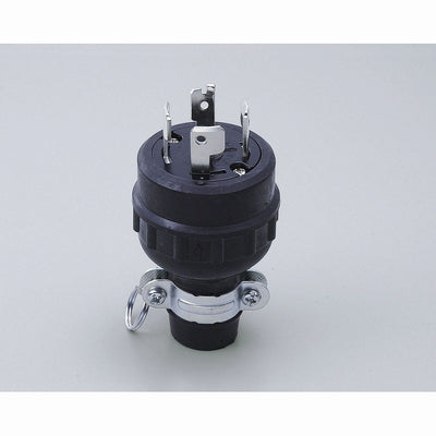 朝日電器（ELPA）　引掛防水ゴムプラグ接地3P 20A 250V　【品番：AG-H231PH】