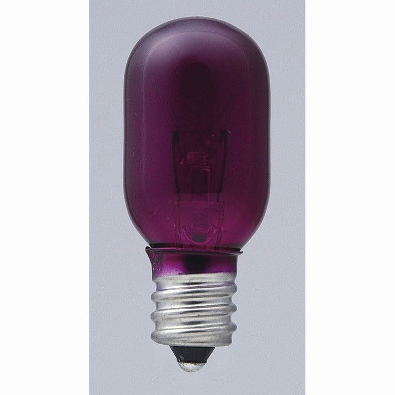 朝日電器（ELPA）　生地色ナツメ球 5W E12　ピンク　【品番：G-05H（PK）】