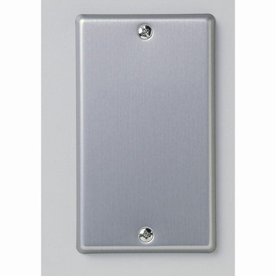 【メール便対応】朝日電器（ELPA）　新金属プレート 大角形 ブランク用　【品番：PL-S00H】