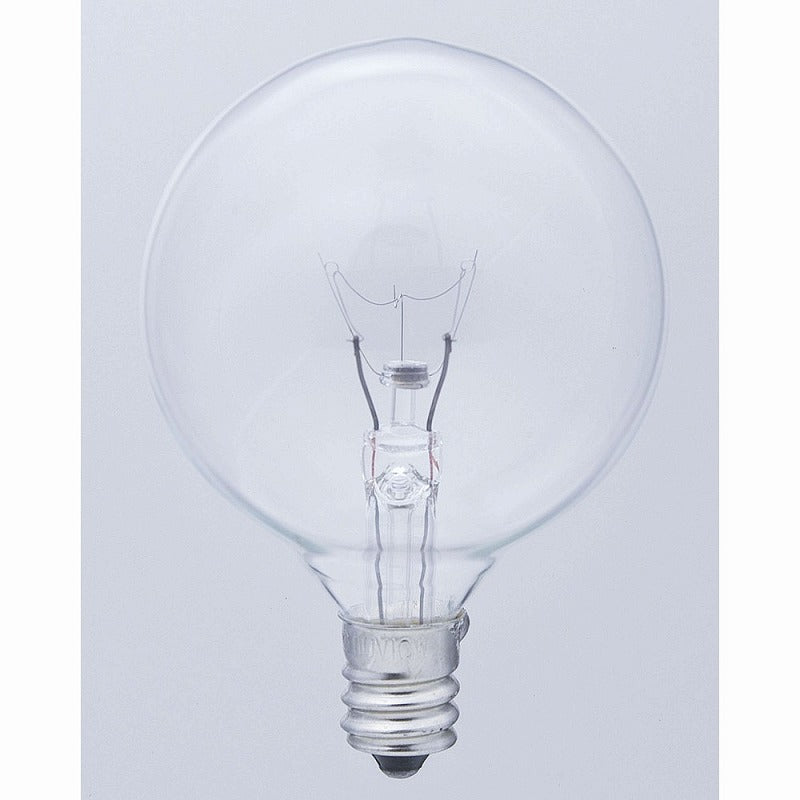 朝日電器（ELPA）　ミニボール球 10W E12　クリア　【品番：G-85H（C）】