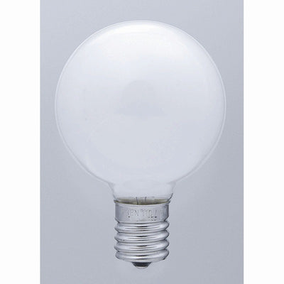 朝日電器（ELPA）　ミニボール球 10W E17　ホワイト　【品番：G-82H（W）】