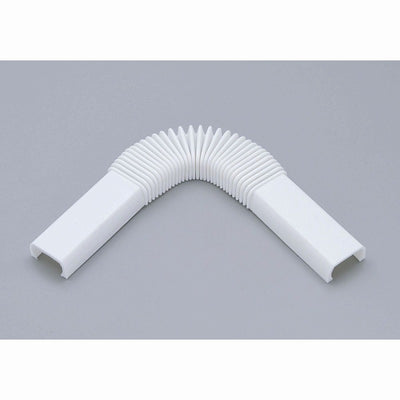 【メール便対応】朝日電器（ELPA）　ABSモール用1号モールフレキ　ホワイト　【品番：MJ-1H（W）】