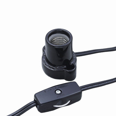 朝日電器（ELPA）　コード付ソケット 1.5m　ブラック　【品番：KP-M1715H（BK）】