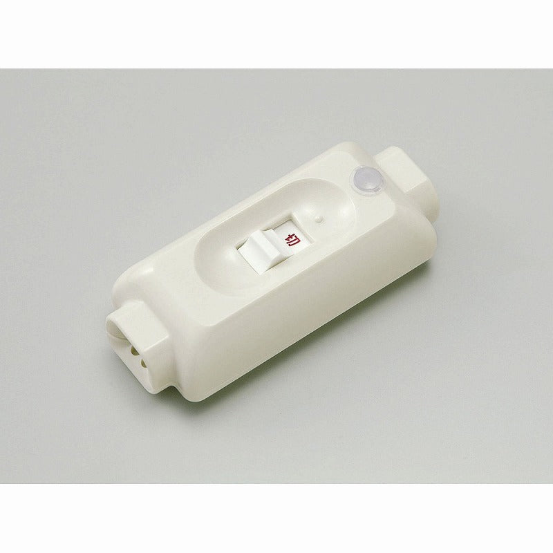 【メール便対応】朝日電器（ELPA）　ランプ付中間スイッチ　ホワイト　【品番：A-66LH（W）】