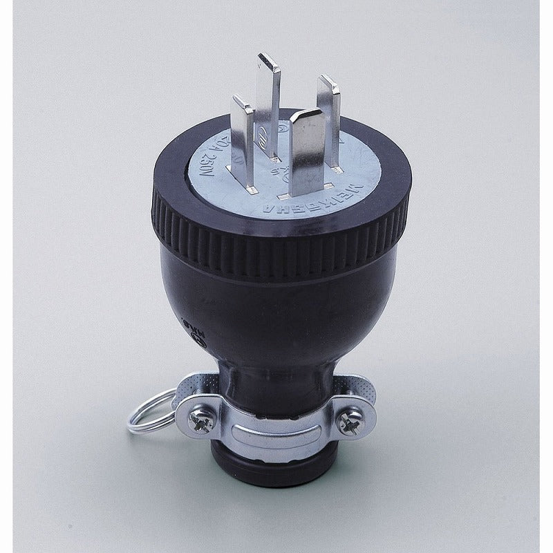 朝日電器（ELPA）　ゴムプラグ接地3P 20A 250V　【品番：A-2231PH】
