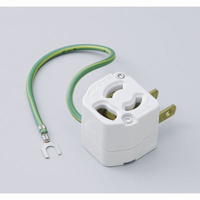 朝日電器（ELPA）　L型抜け止めアダプター　【品番：A-15H】