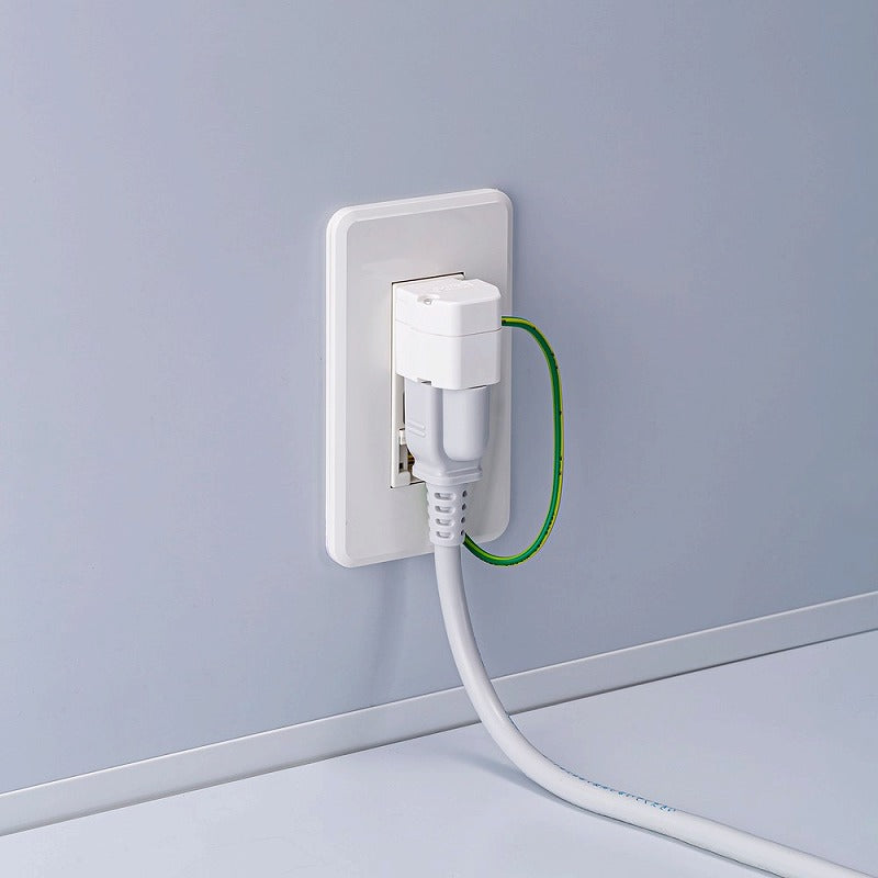 朝日電器（ELPA）　L型抜け止めアダプター　【品番：A-15H】
