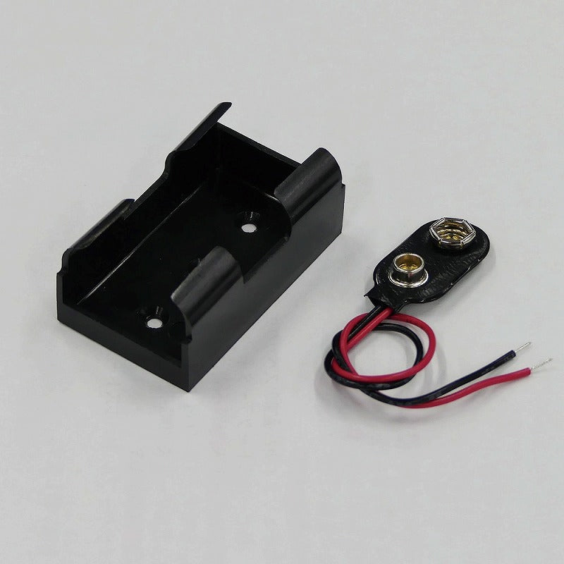 【メール便対応】朝日電器（ELPA）　電池ボックス 006P形×1本用　【品番：PP-006NH】