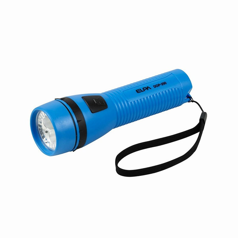 朝日電器（ELPA）　LED懐中電灯　ブルー　【品番：DOP-290（BL）】
