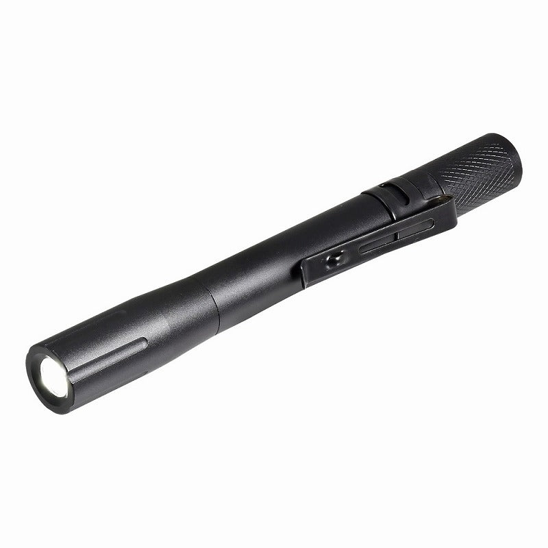 【メール便対応】朝日電器（ELPA）　LEDアルミライト（ペン型）　ブラック　【品番：DOP-EP402（BK）】
