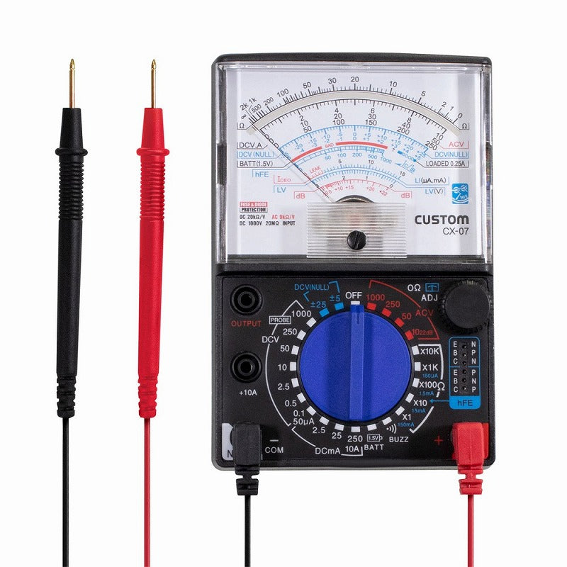 朝日電器（ELPA）　アナログテスター　【品番：CX-07】