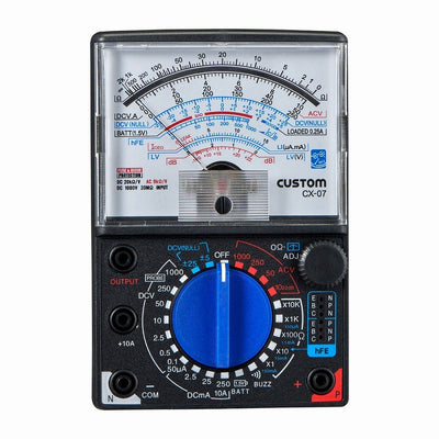 朝日電器（ELPA）　アナログテスター　【品番：CX-07】