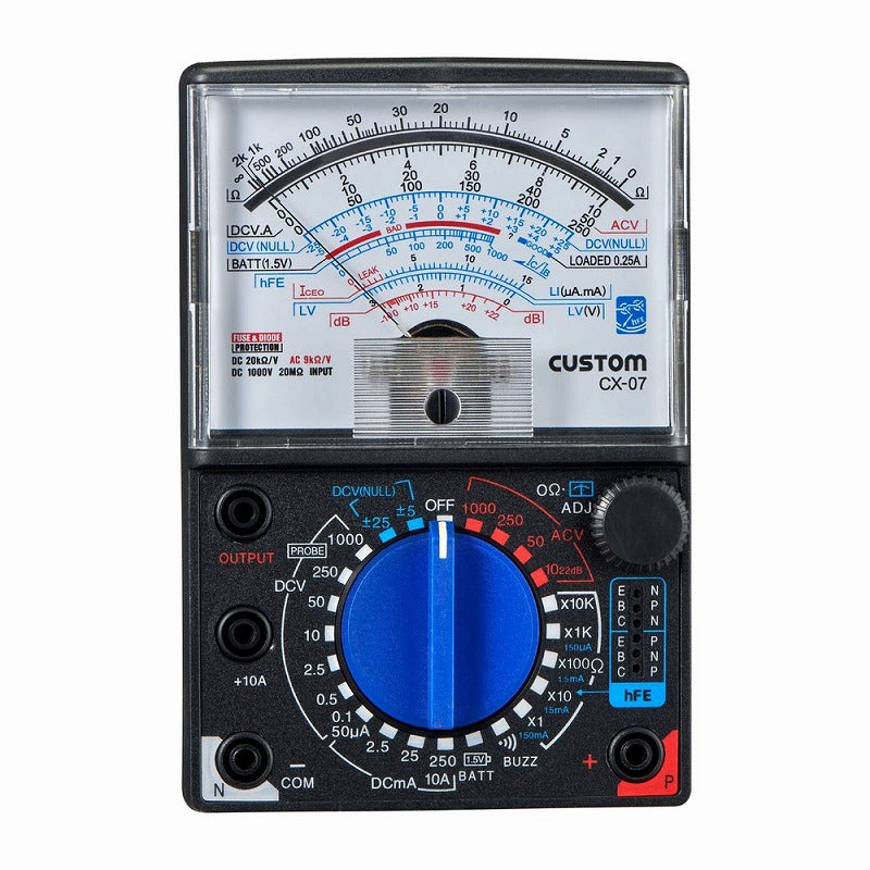 朝日電器（ELPA）　アナログテスター　【品番：CX-07】