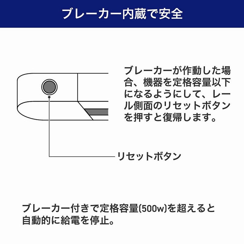 朝日電器（ELPA）　シーリングバー 1m　アイボリー　【品番：LRC-SL100C（IV）】