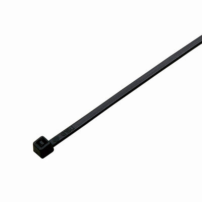 朝日電器（ELPA）　結束バンド（耐候性） 300mm・100本入　ブラック　【品番：KBF-S300100（BK）】