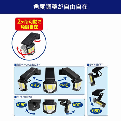 朝日電器（ELPA）　防雨センサーライト（乾電池式）　【品番：ESL-151DC】