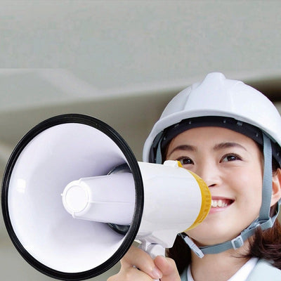 【在庫処分】朝日電器（ELPA）　ハンドメガホン 折りたたみ式　【品番：AHM-001】