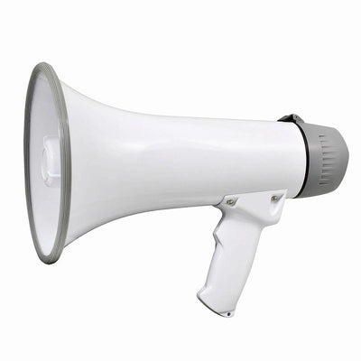【在庫処分】朝日電器（ELPA）　ハンドメガホン ハンドマイク付　【品番：AHM-002】