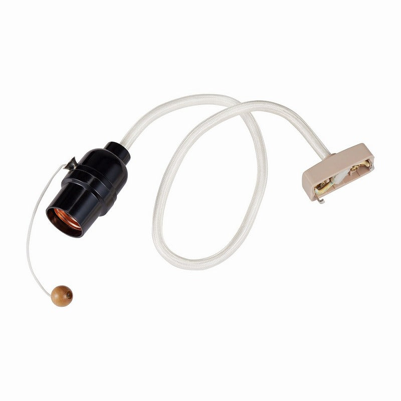 朝日電器（ELPA）　コードセット プルスイッチ付 0.5m　【品番：KP-PL26H（W）】