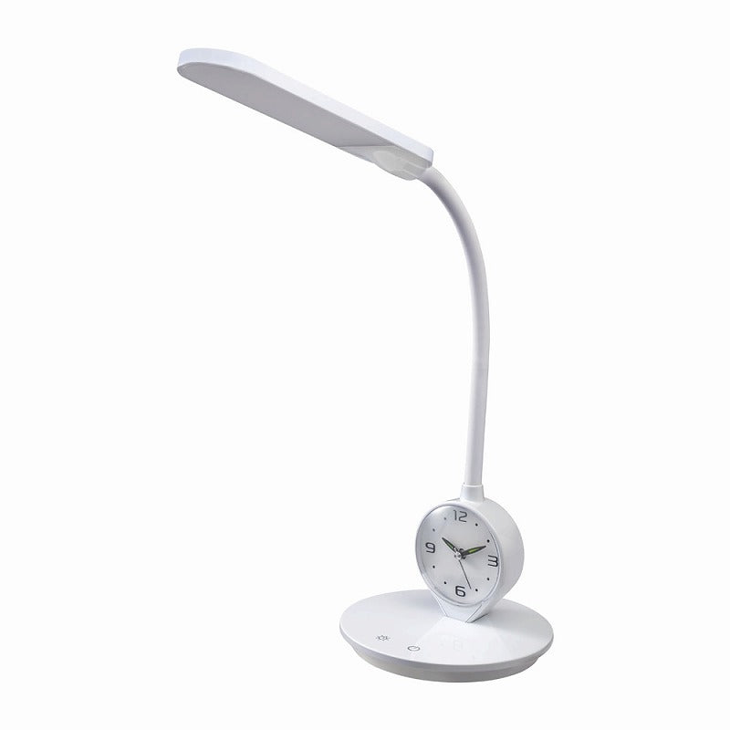 朝日電器（ELPA）　LEDデスクライト　ホワイト　【品番：AS-LED10（W）】
