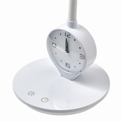 朝日電器（ELPA）　LEDデスクライト　ホワイト　【品番：AS-LED10（W）】