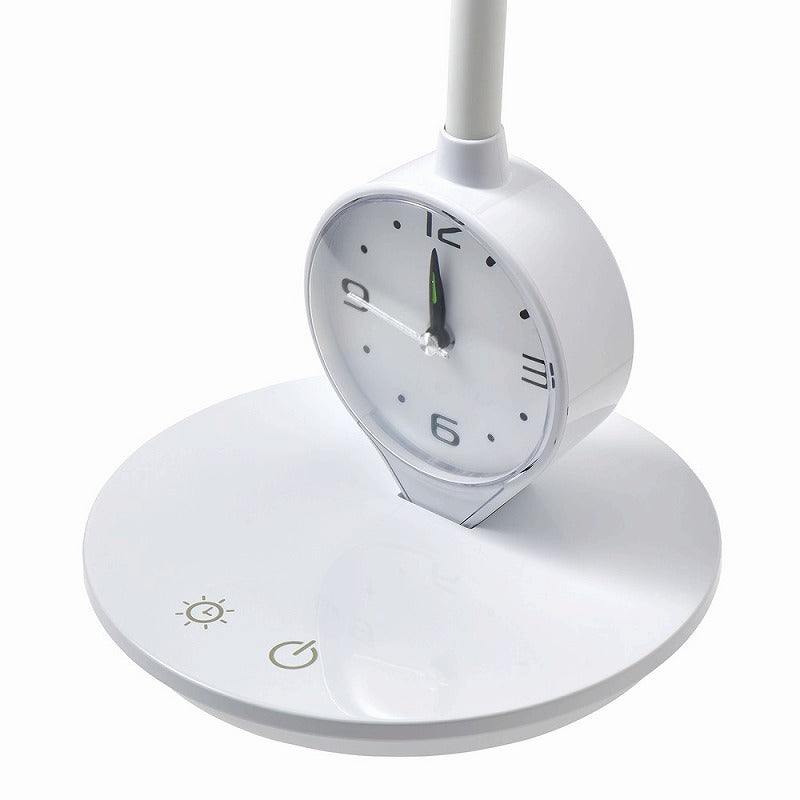 朝日電器（ELPA）　LEDデスクライト　ホワイト　【品番：AS-LED10（W）】