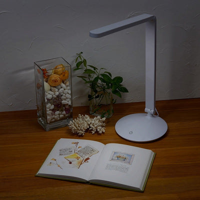 朝日電器（ELPA）　LEDデスクライト　【品番：AS-LED07（W）】
