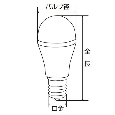 【在庫処分】朝日電器（ELPA）　ミニクリプトン電球形LED電球 40W形  E17　昼光色　【品番：LDA4D-G-E17-G4103】○