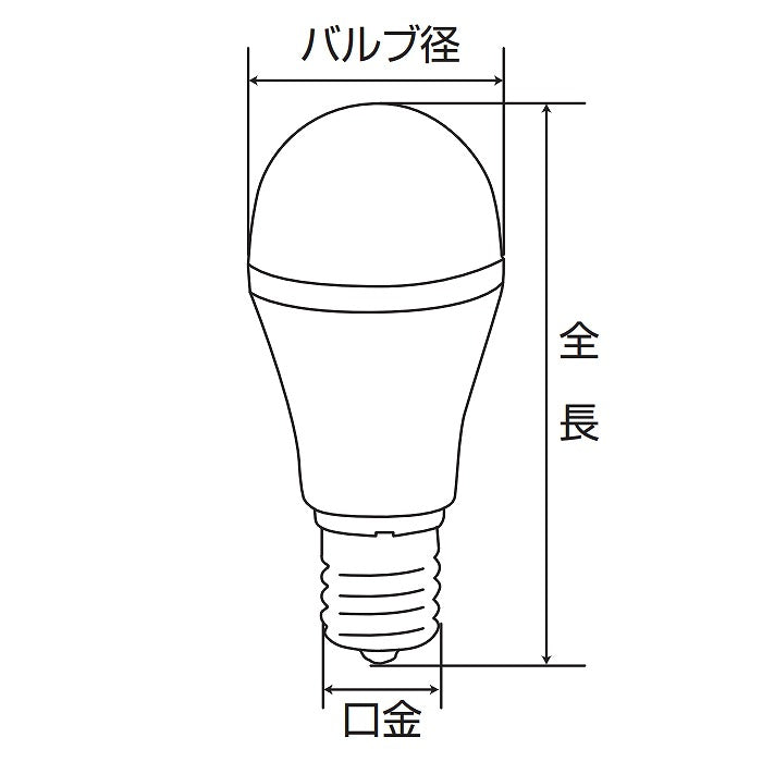 【在庫処分】朝日電器（ELPA）　ミニクリプトン電球形LED電球 40W形  E17　昼光色　【品番：LDA4D-G-E17-G4103】○