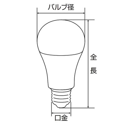 【在庫処分】朝日電器（ELPA）　一般電球形LED電球 100W形 E26　昼光色　【品番：LDA14D-G-G5105】