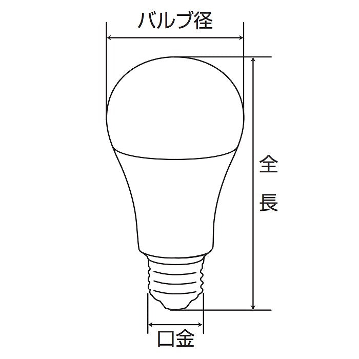 【在庫処分】朝日電器（ELPA）　一般電球形LED電球 100W形 E26　昼光色　【品番：LDA14D-G-G5105】