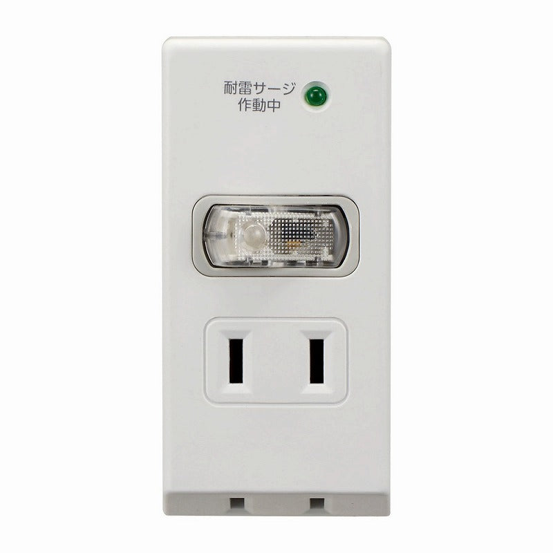 朝日電器（ELPA）　耐電集中スイッチ付タップ 2個口　ホワイト　【品番：LP-S200（W）】