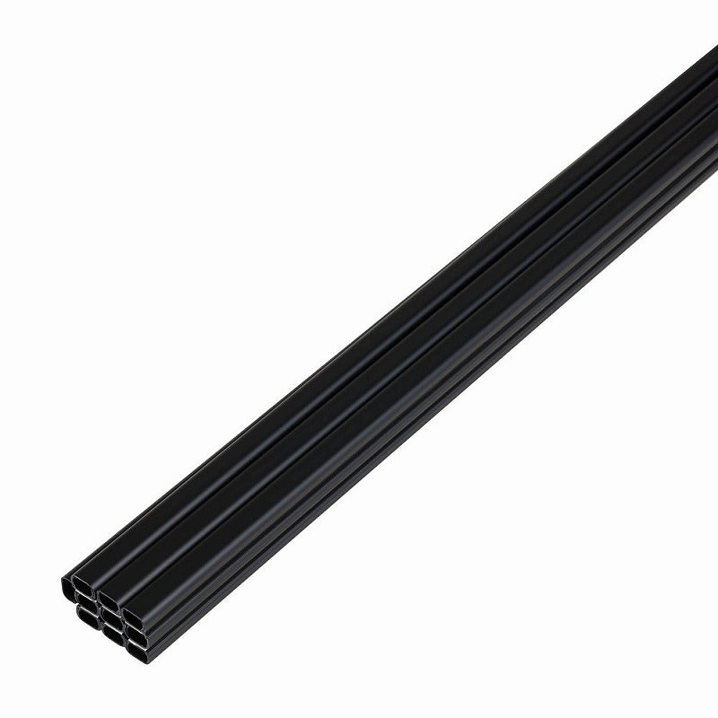 朝日電器（ELPA）　壁用テープ付ABSモール 1号 1m 10本入　ブラック　【品番：M-T1110P（BK）】