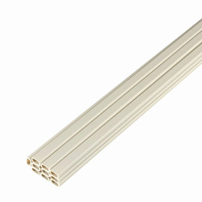 朝日電器（ELPA）　壁用テープ付ABSモール 2号 1m 10本入　ミルキー　【品番：M-T1210P（M）】