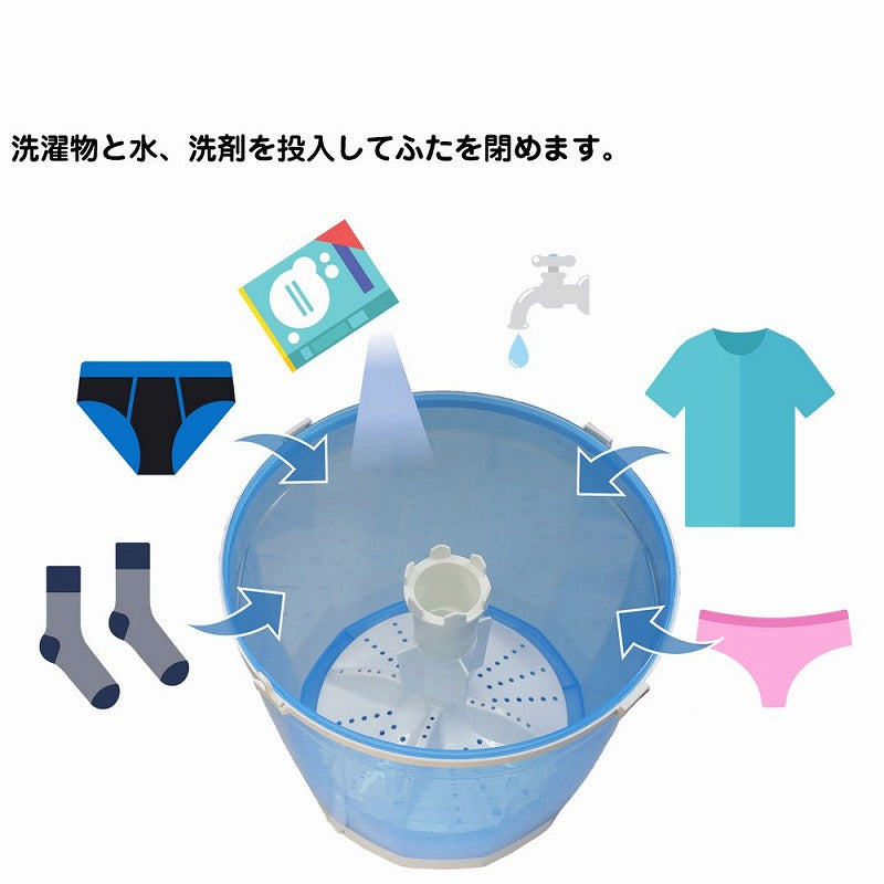朝日電器（ELPA）　全手動ウォッシャー　【品番：WS-01】