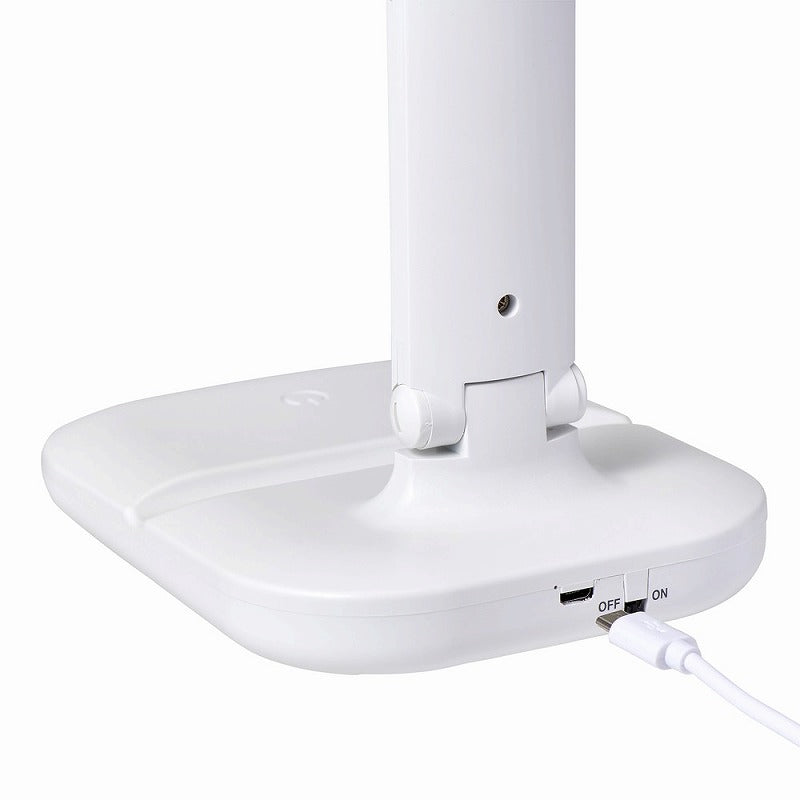 朝日電器（ELPA）　LEDデスクライト　【品番：AS-LED09（W）】
