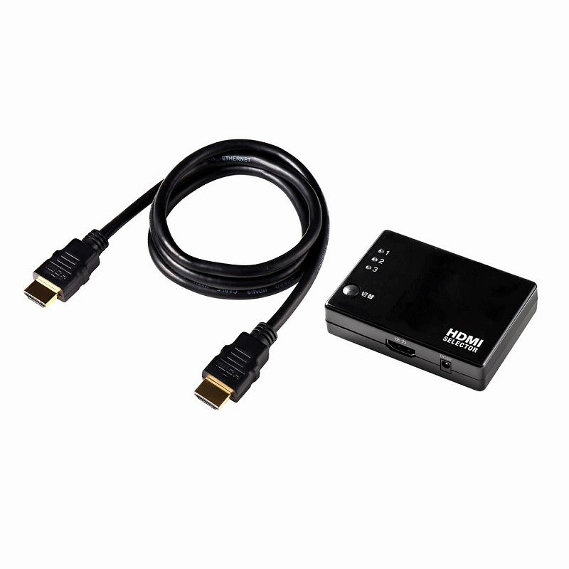 【在庫処分】朝日電器（ELPA）　HDMIセレクター　【品番：ASL-HD302C】