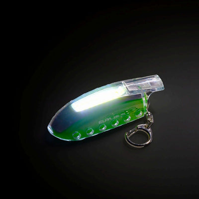 朝日電器（ELPA）　ホイッスル付LEDライト　【品番：AWL-101（G）】