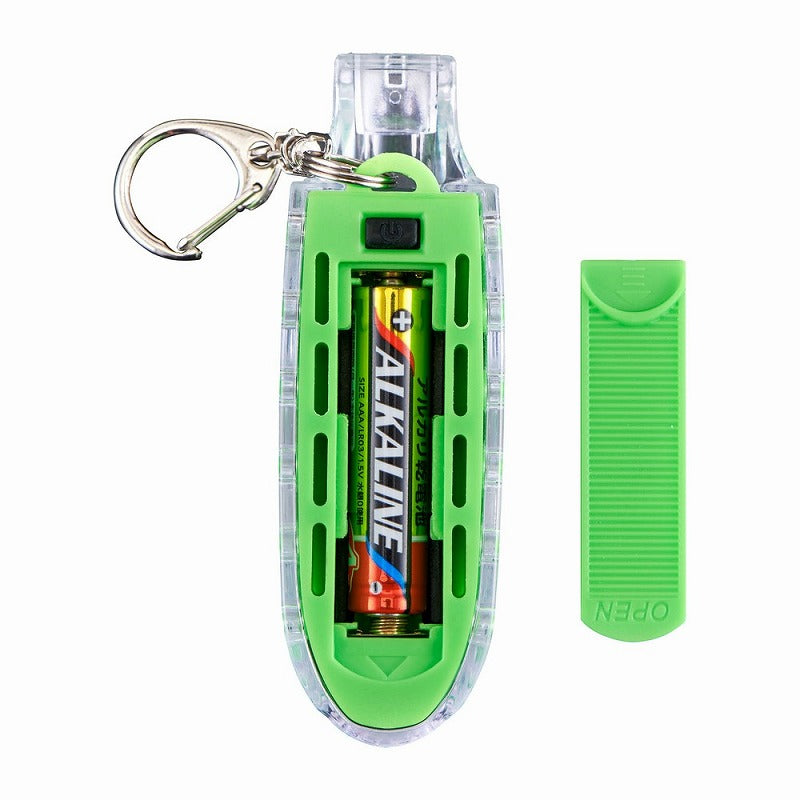 朝日電器（ELPA）　ホイッスル付LEDライト　【品番：AWL-101（G）】