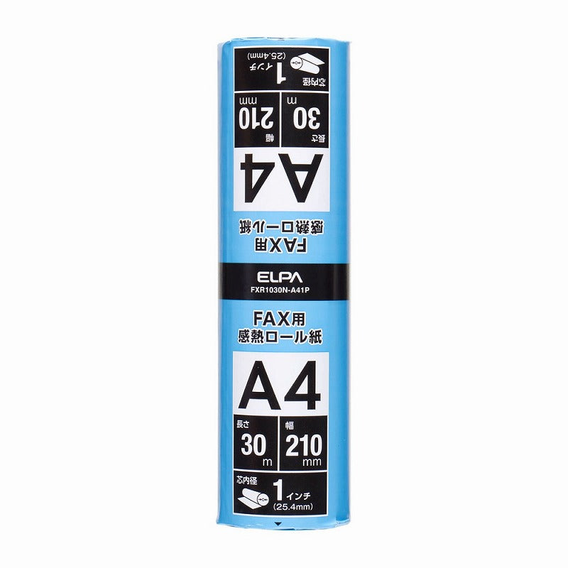 朝日電器（ELPA）　FAX用感熱ロール紙 1本入　【品番：FXR1030N-A41P】