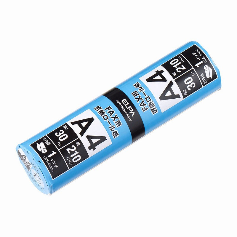 朝日電器（ELPA）　FAX用感熱ロール紙 1本入　【品番：FXR1030N-A41P】