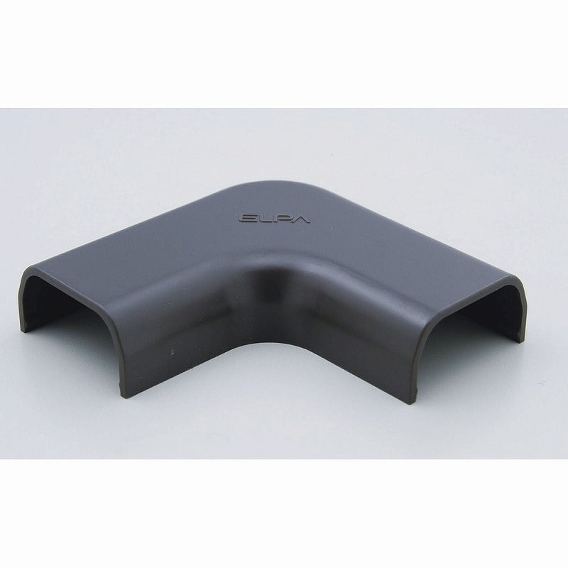【メール便対応】朝日電器（ELPA）　ABSモール用1号マガリ　チョコ　【品番：MM-1H（C）】