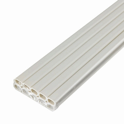 朝日電器（ELPA）　壁用テープ付ABSモール 1号 1m 10本入　ホワイト　【品番：M-T1110P（W）】