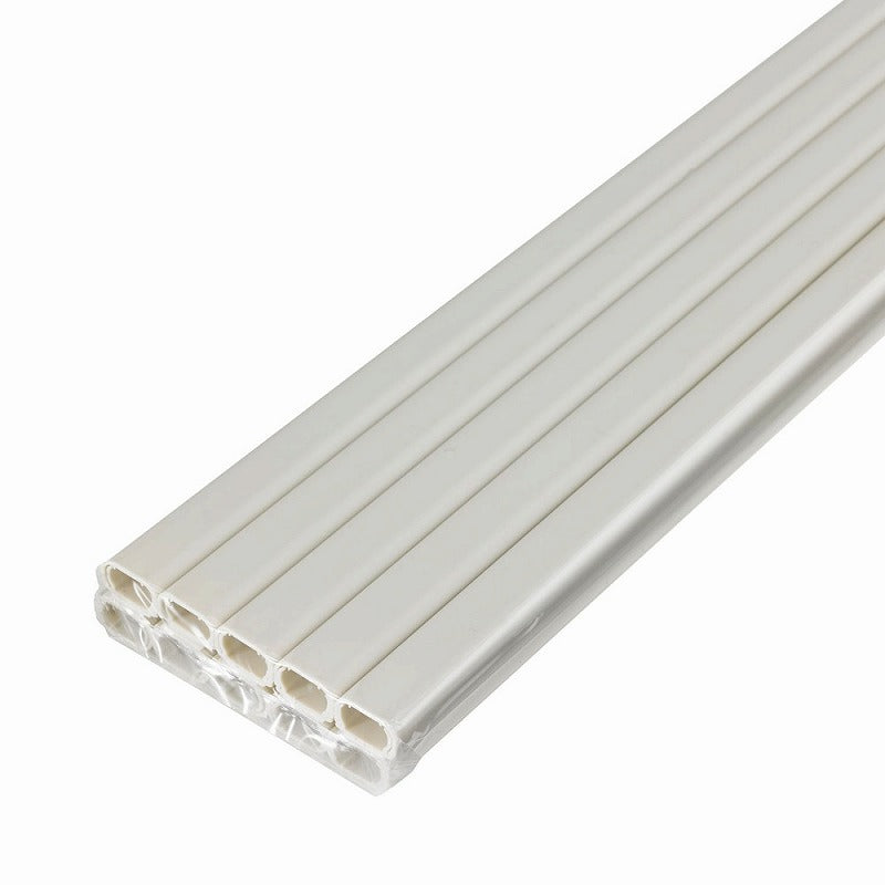 朝日電器（ELPA）　壁用テープ付ABSモール 1号 1m 10本入　ホワイト　【品番：M-T1110P（W）】