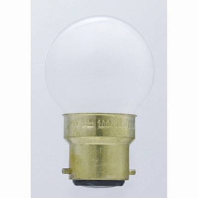 朝日電器（ELPA）　ミニボール球 25W B22D　ホワイト　【品番：G-8013H（F）】