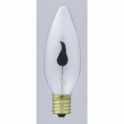 朝日電器（ELPA）　フリッカーランプ 2～3W E17　クリア　【品番：G-7004H（C）】