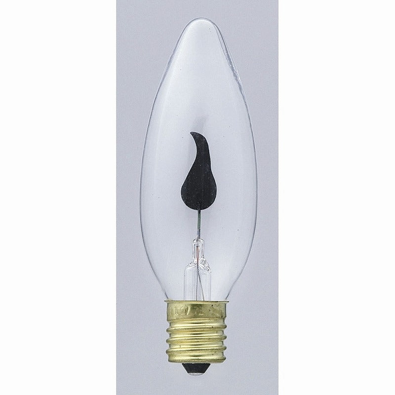 朝日電器（ELPA）　フリッカーランプ 2～3W E17　クリア　【品番：G-7004H（C）】