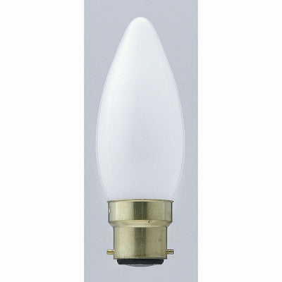 朝日電器（ELPA）　シャンデリア球 25W B22D　ホワイト　【品番：G-704H（F）】