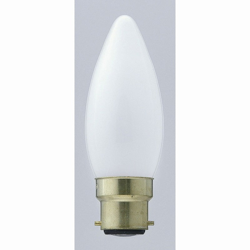 朝日電器（ELPA）　シャンデリア球 25W B22D　ホワイト　【品番：G-704H（F）】
